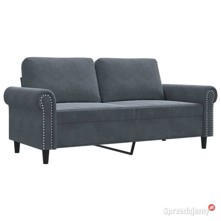 Sofa 2osobowa ciemnoszary 140 tapicerowana Warszawa
