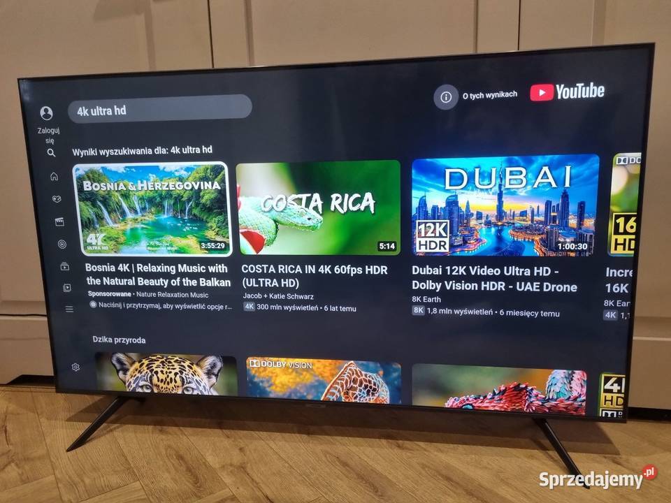Smart TV Samsung 55 4K UHD YouTube Netflix Bojanowo