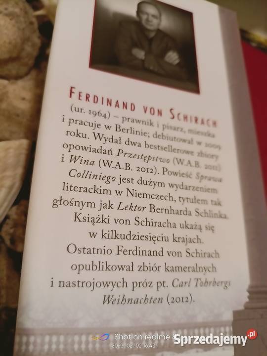 Sprawa Collinie Pierwsze wydanie książki mazowieckie Warszawa