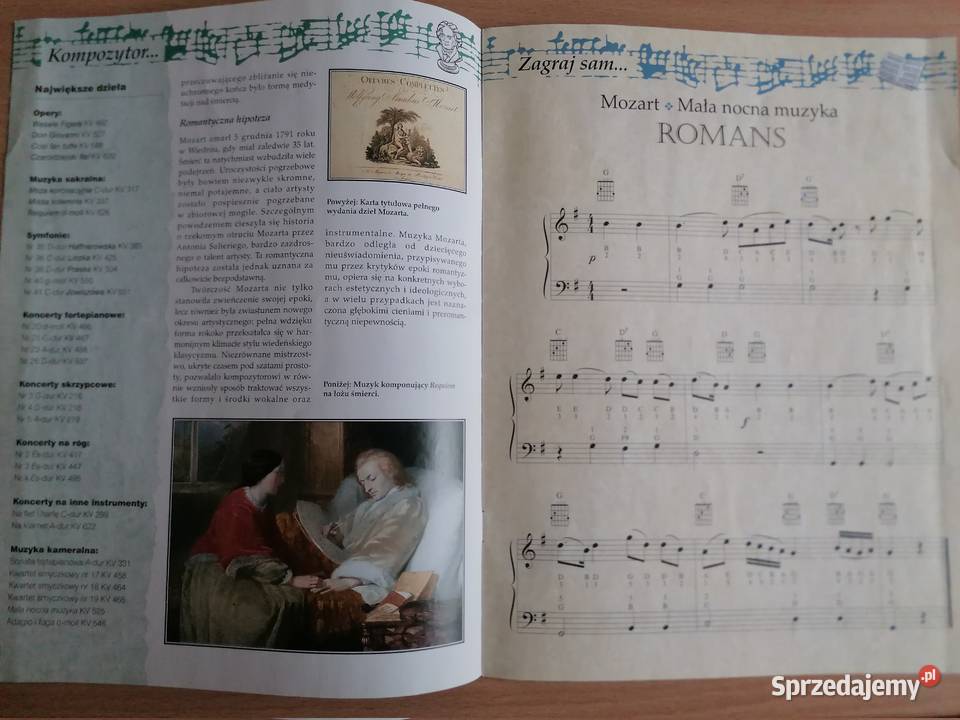 Mozart czasopismo z serii Wielcy kompzytorzy Łódź