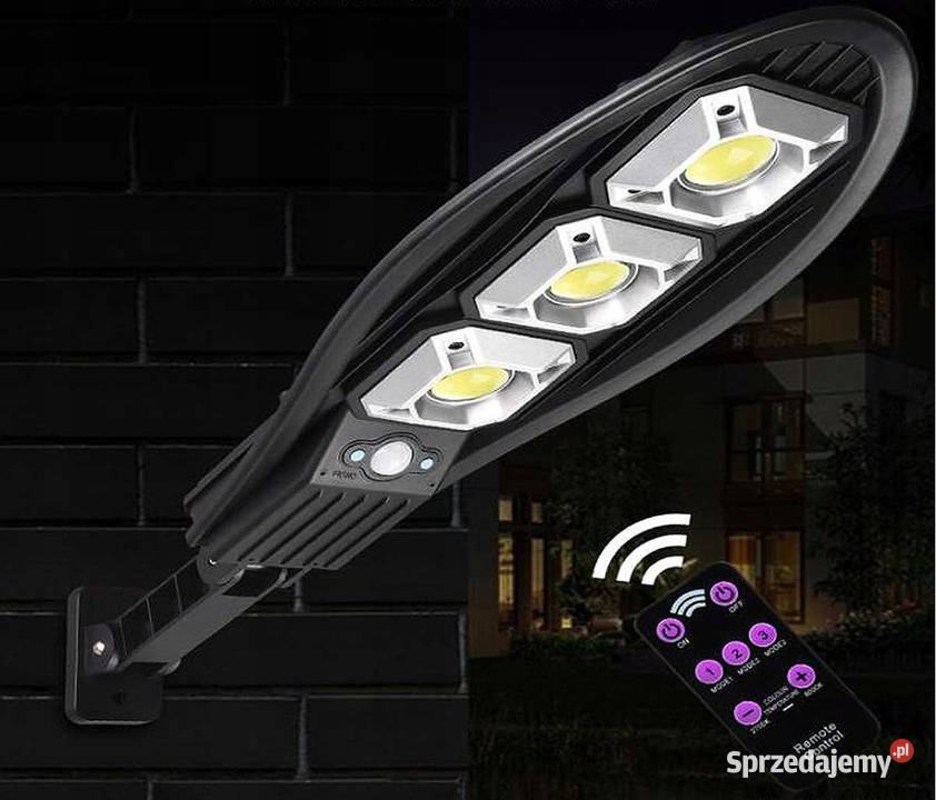 Lampa Solarna z Uchwytem 180W LED Dom i Ogród