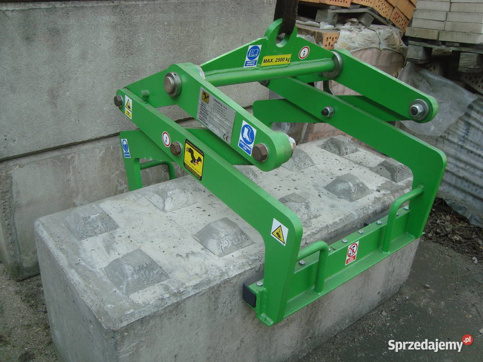 Chwytaki do bloków betonowych Drawski Młyn sprzedam