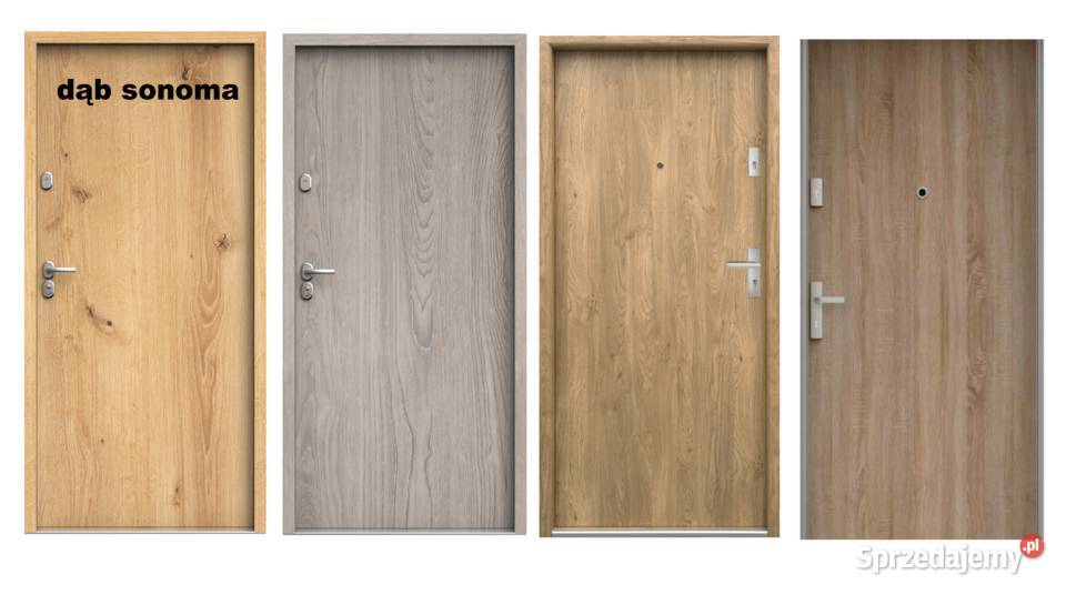 Drzwi wejściowe ZEWNĘTRZNE drewniane i metalowe Jaworzno