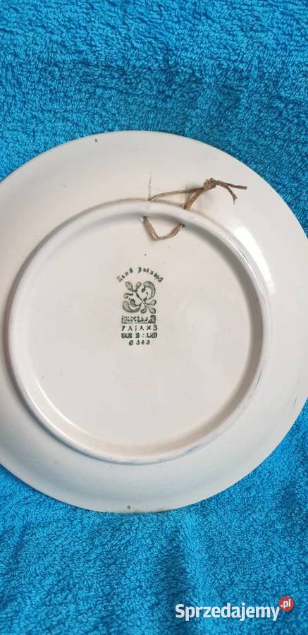 Talerz dekoracyjny Fajans Włocławek prl Chorzów