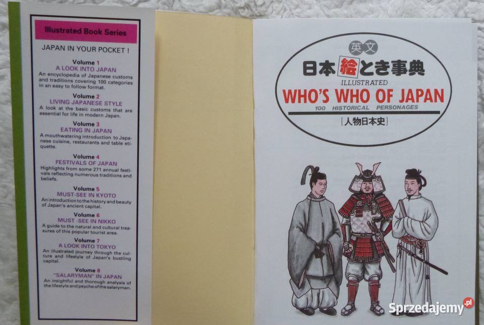 Whos Who of Japan 100 Historical Personages miękka z obwolutą