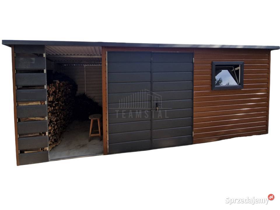 Schowek Domek Ogrodowy 35x3m Wiata 15m Brama Jarocin