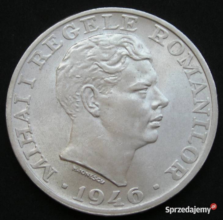 RUMUNIA 25000 LEI 1946 KRÓL MICHAŁ SREBRO STAN Łódź