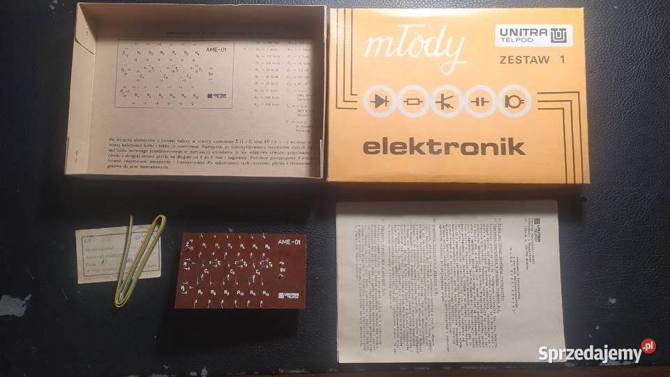 młody elektronik unitra telpod zestaw 1 i 2 Pozostałe