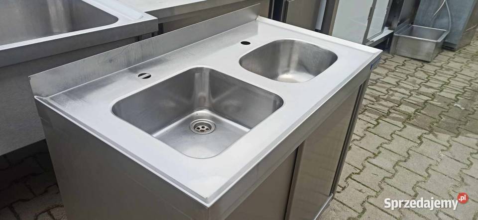 ZLEW 2 KOMOROWY Z SZAFKĄ 90x50x85 P O Gastronomia Ostrów Wielkopolski sprzedam
