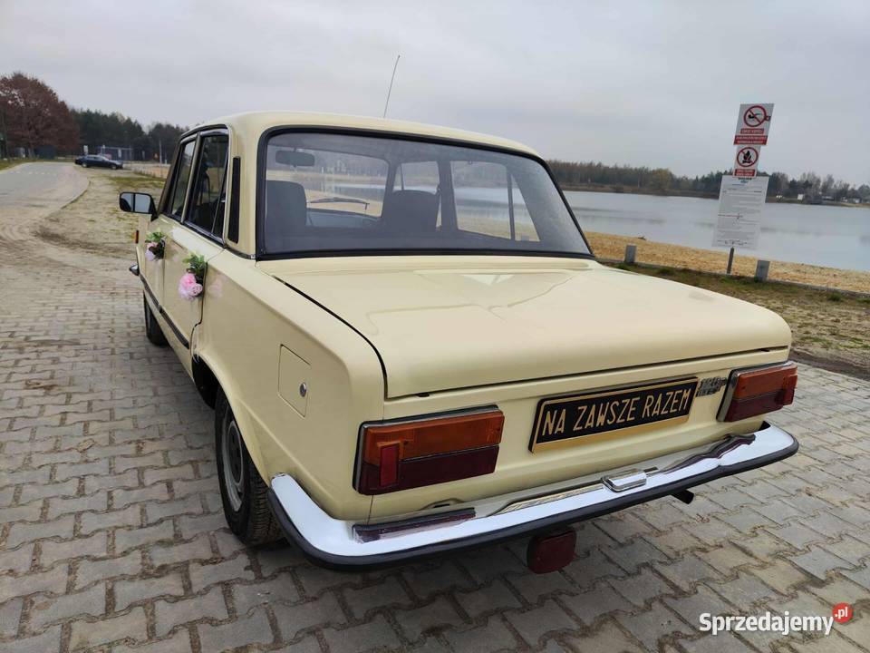 Fiat 125p retro do ślubu Tarnów i małopolskie