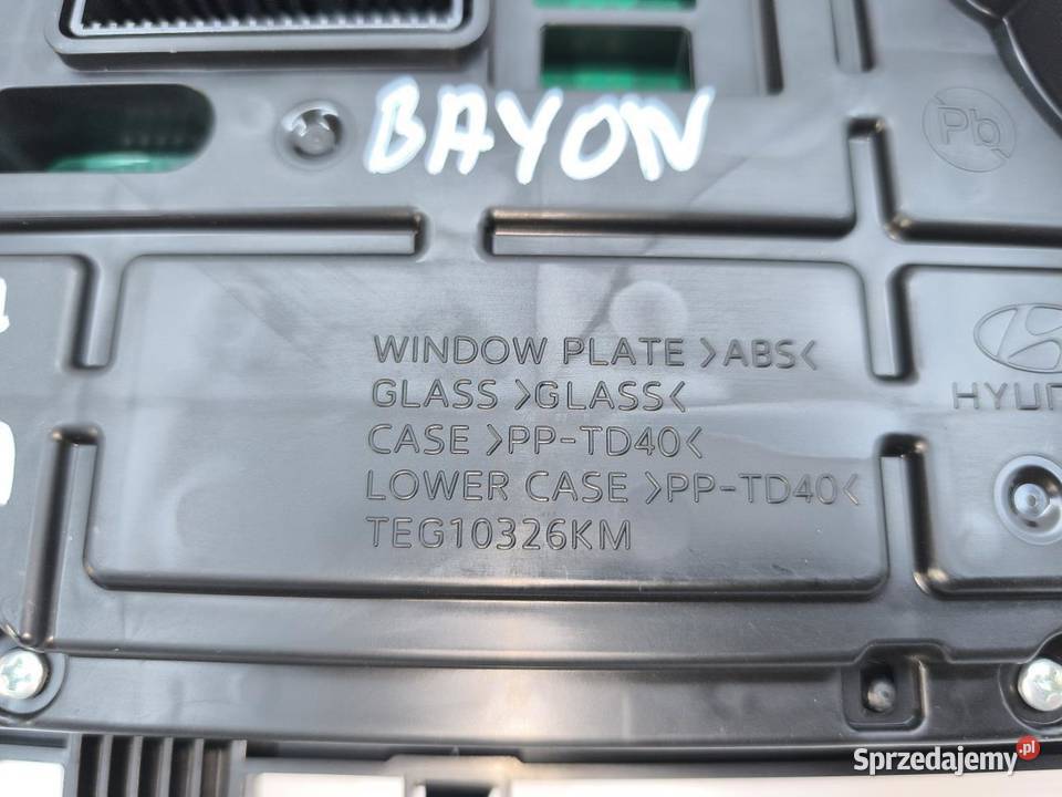 LICZNIK ZEGARY HYUNDAI BAYON 94023Q0220 osobowe wielkopolskie sprzedam