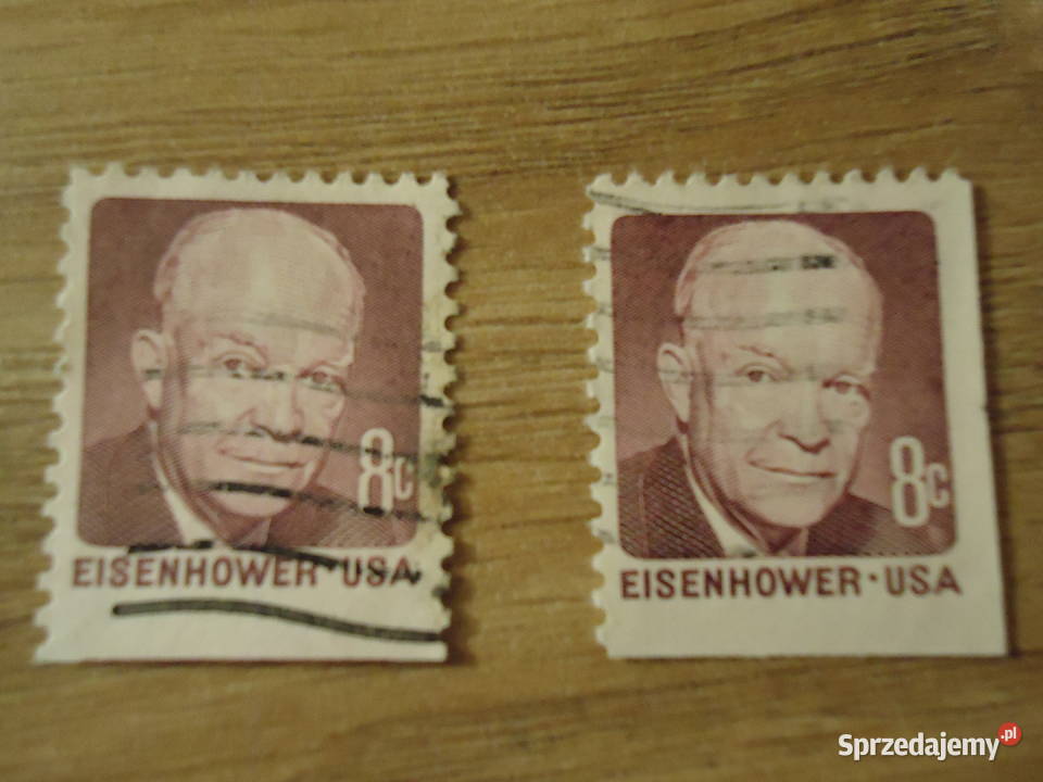 Znaczek Eisenhower USA 8 C.