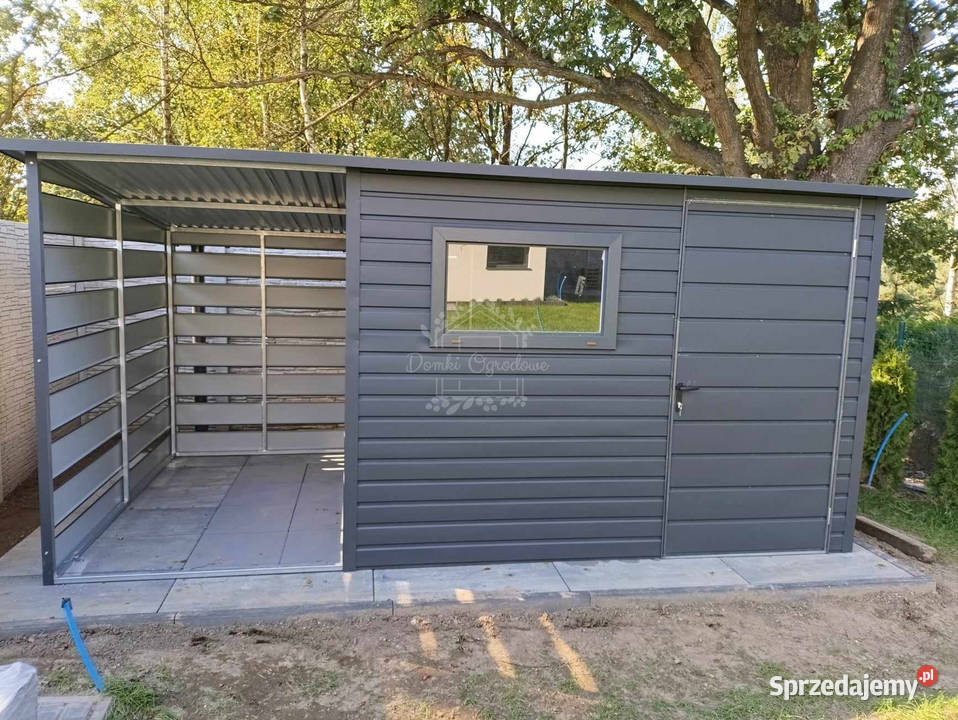 Schowek domek ogrodowy 3x25m wiata 15m okno kujawsko-pomorskie