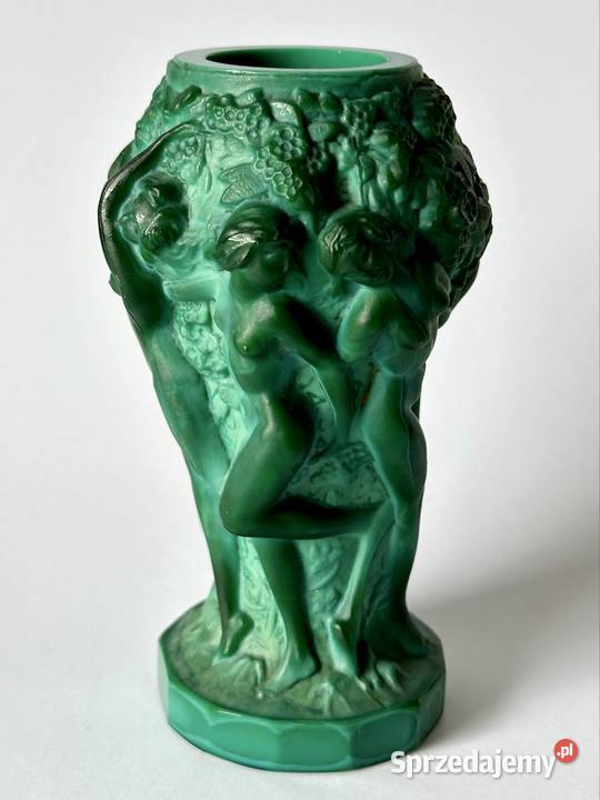 Wazon Ingrid Curt Schlevogt Bohemia winobranie