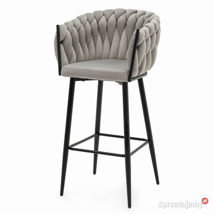 Jasnoszary Hoker Tapicerowany Latina Wysyłka 24H Tarchały Małe