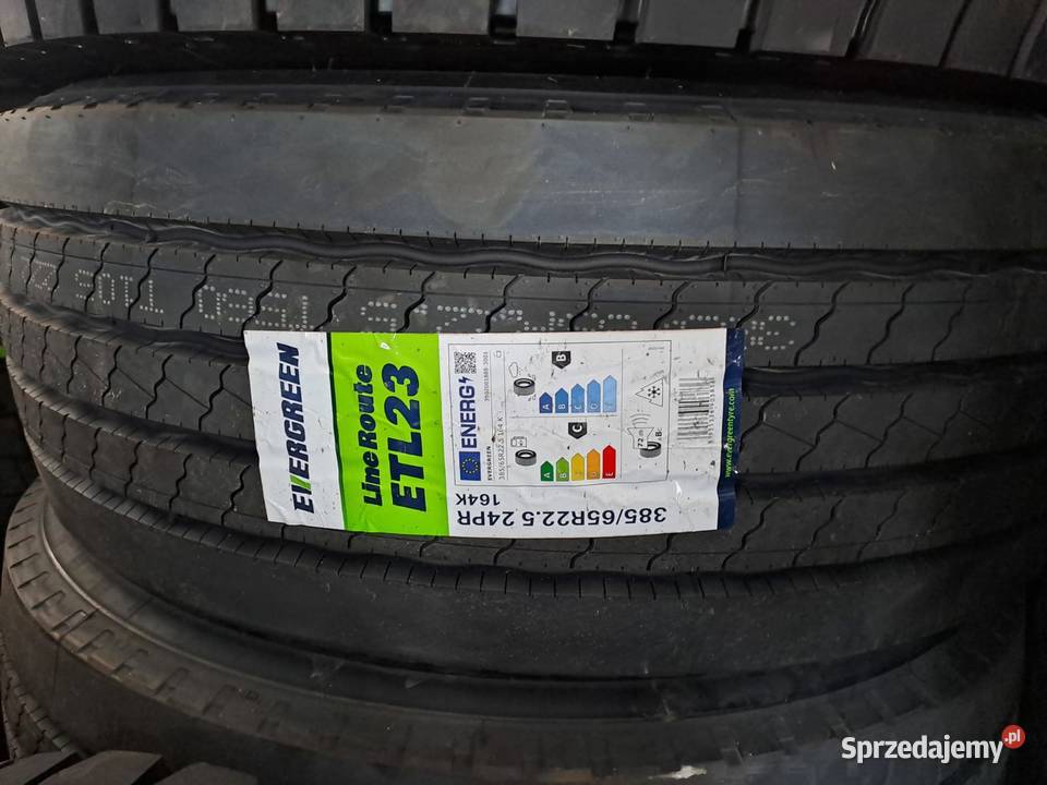 Nowe Opony 38565R225 Evergreen ETL23 164K 24PR Gdańsk sprzedam