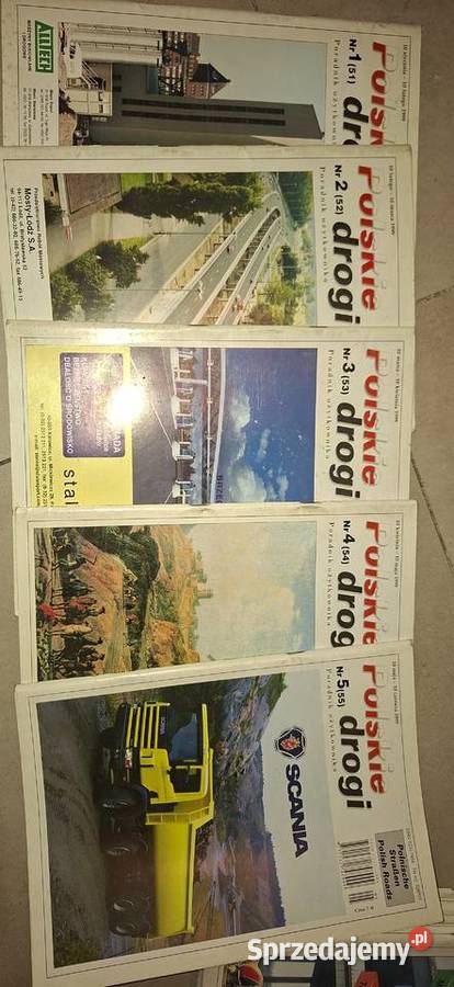 Kolekcja gazet Polskie Drogi Drogownictwo i Łęczyca