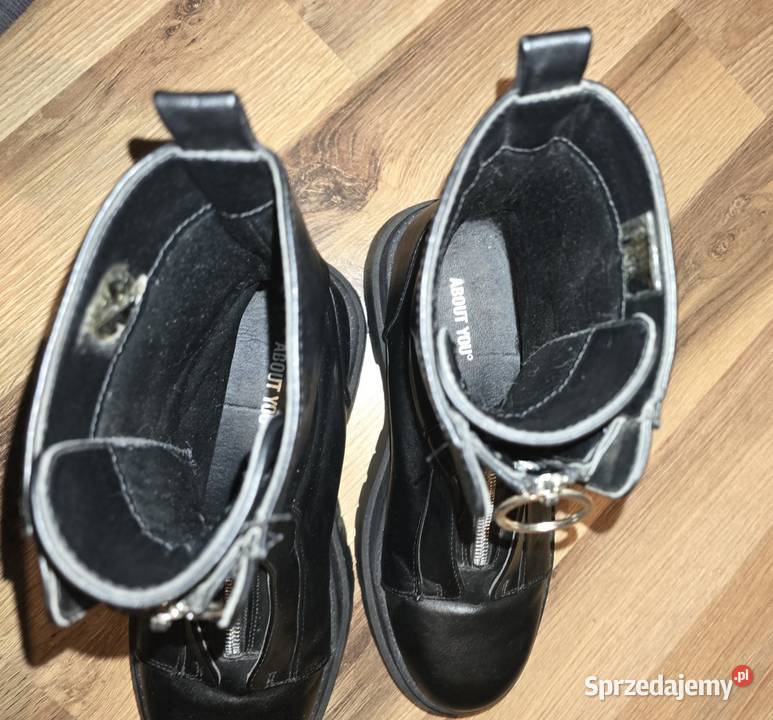 Czarne workery damskie 39 About you