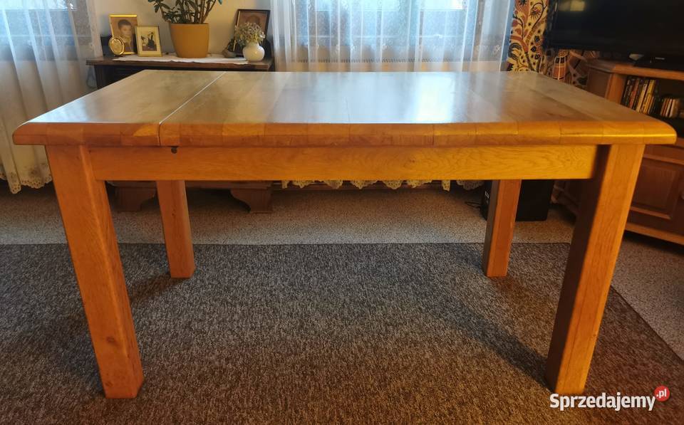 stól dębowy rozsuwany rozkładany Łódź