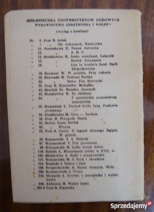 Eliza orzeszkowa A B C 1946 Parczew sprzedam