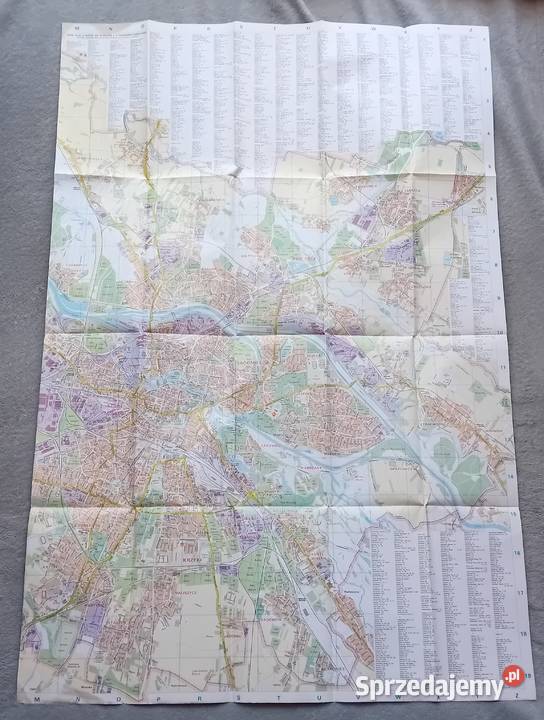 Wrocław plan miasta 120 000 1998 r Koźminek
