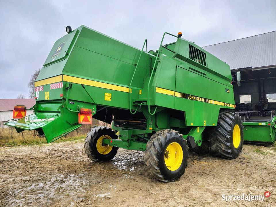 Kombajn JOHN DEERE 2054 Hillmaster 1996r heder Czujniki strat ziarna Biała Druga