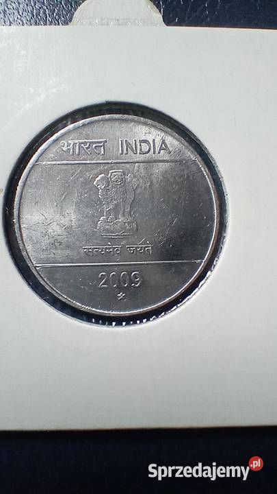Stare monety 1 rupia 2009 Indie podkarpackie