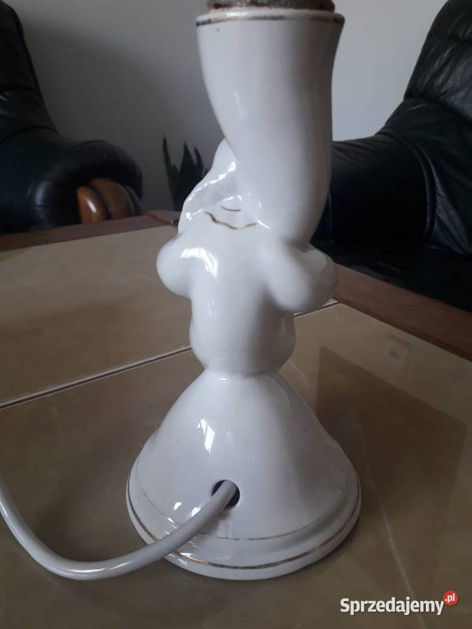 Ćmielów lampka porcelanowa róg obfitości Józef Janów Lubelski sprzedam