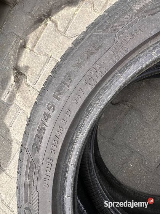 Dwie opony Braun z 2021 roku 22545r17 Zbąszyń sprzedam