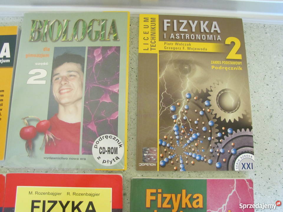 Podręczniki książki Biologia Fizyka gimnazjum liceum!! Działdowo