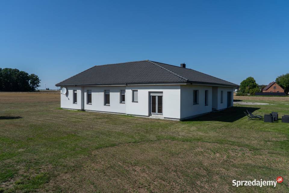 Dom parterowy 235 m2 z garażem garaż wolnostojący Środa Wielkopolska