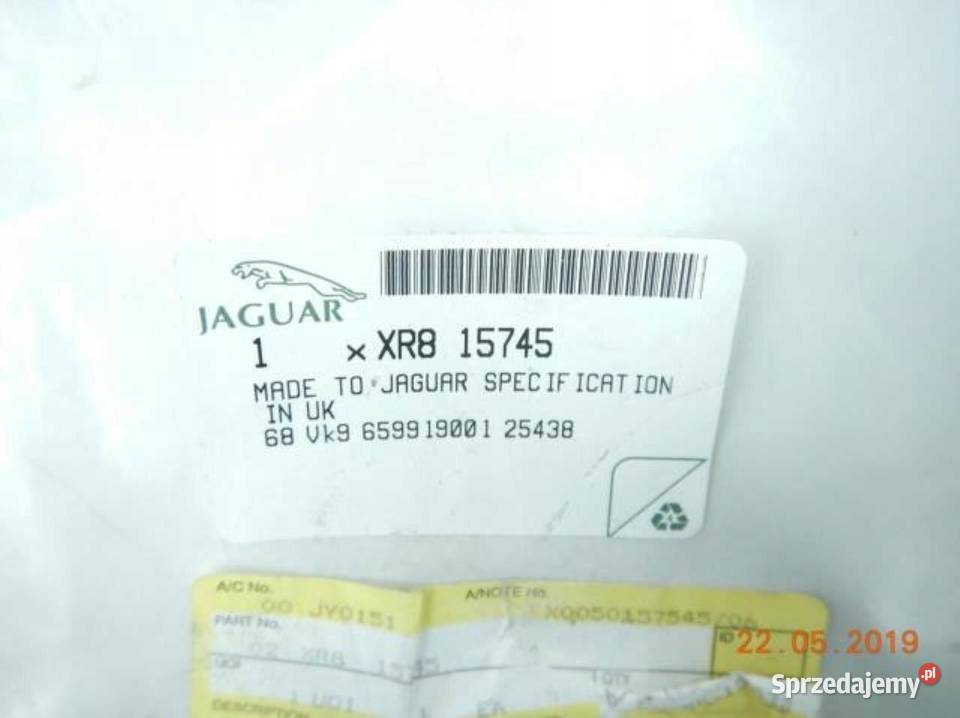 USZCZELKA KAROSERYJNA LEWA JAGUAR STYPE 0008