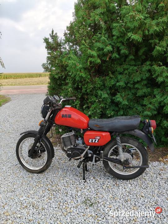 Motocykl MZ ETZ 125 z dokumentami do rejestracji MZ Kalisz