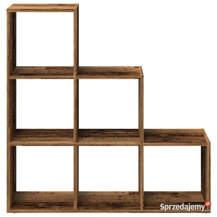 Regał przegroda 3 poziomy stare drewno 99x29x99 sprzedam
