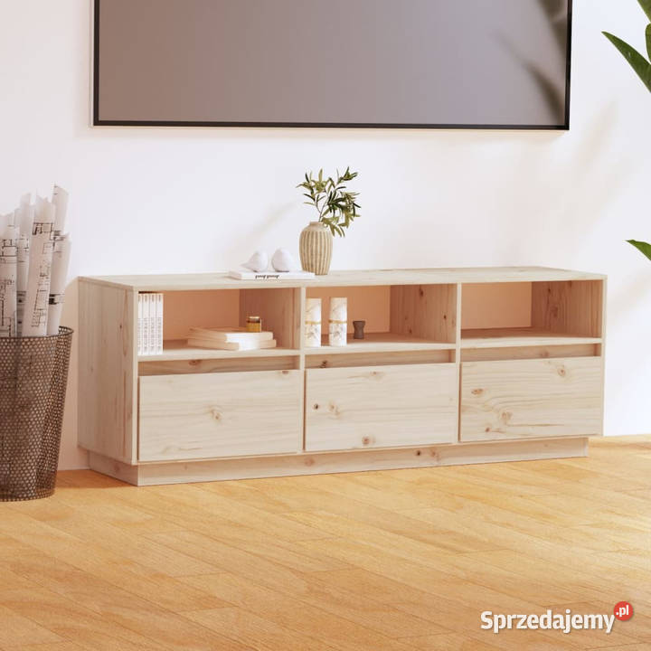 Szafka pod telewizor 140x37x50 lite drewno Warszawa