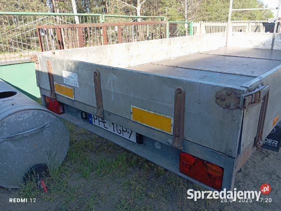 Sprzedam przyczepę samochodową wielkopolskie Gizałki