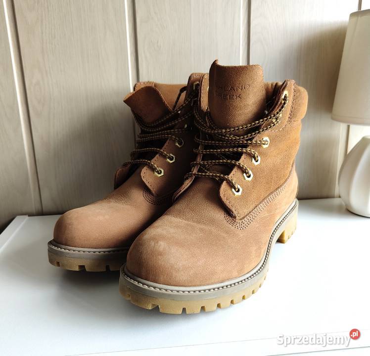 Buty zimowe Highland Creek 39 skórzane brązowe inna Szczecin