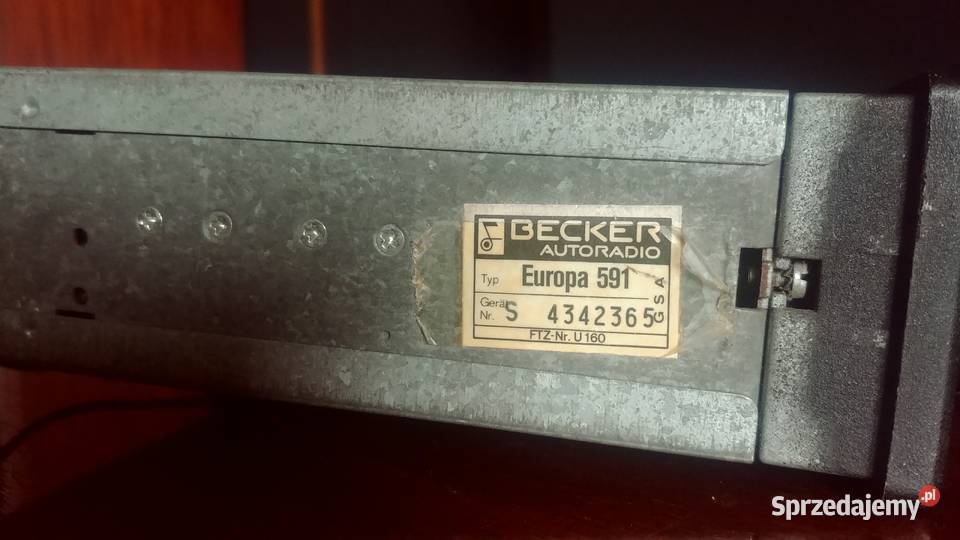 Becker Europa 591 Stereo Mercedes Vintage