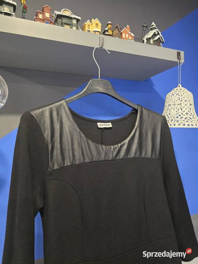 Sukienka Street One z wstawkami ekoskóry UNI SL czarny Bytom