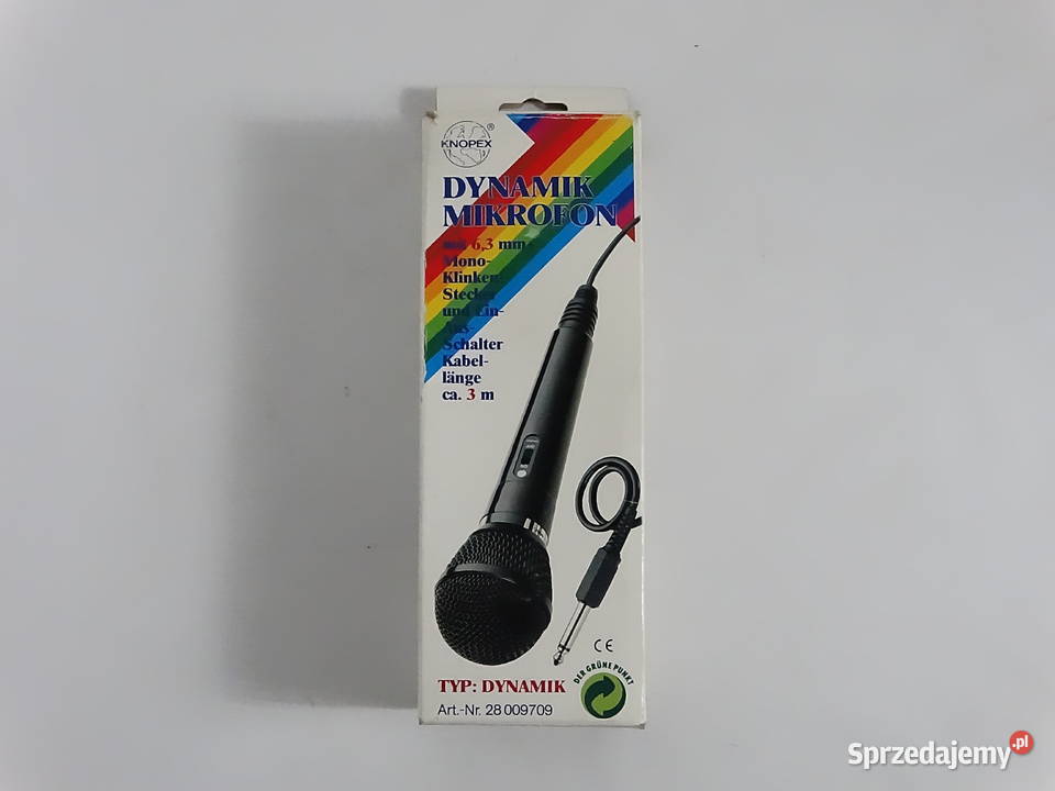 Nowy Mikrofon Dynamiczny KNOPEX Idealny do lubelskie