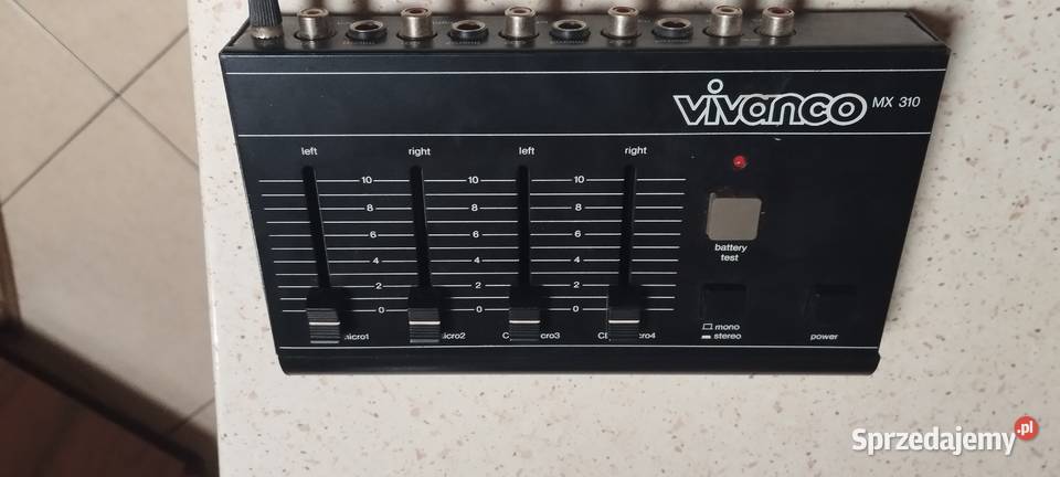 Vivanco MX 310 4kanałowy mikser audio Pozostałe Wolsztyn