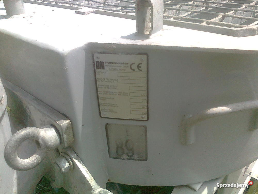 agregat tynkarski Putzmeister MP25 z 2009 małopolskie Wadowice