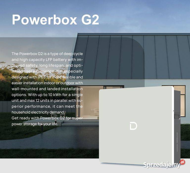 DYNESS Magazyn energii 1024kWh LV Powerbox G2 z Panele fotowoltaiczne