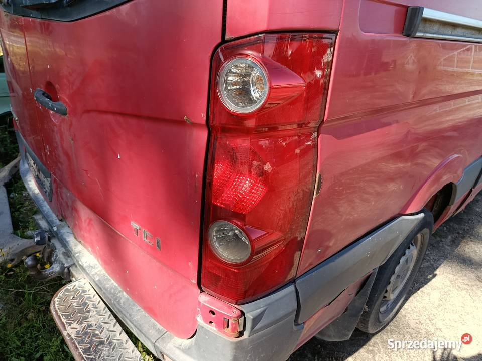 Lampa tylna prawa Volkswagen Crafter 25 2007 r Lampy tylne Szklarka Myślniewska