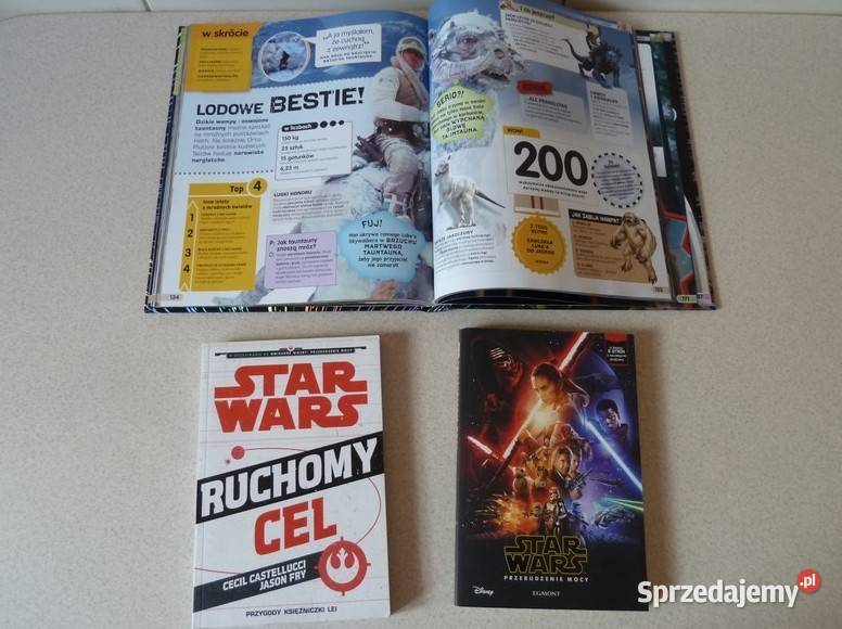 NOWY Zestaw 3 książek STAR WARS wi Pozostałe Kultura i Rozrywka podkarpackie Rzeszów