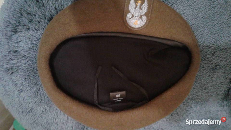 Beret oliwkowy wojskowy WOT nowy mazowieckie Ostrołęka sprzedam