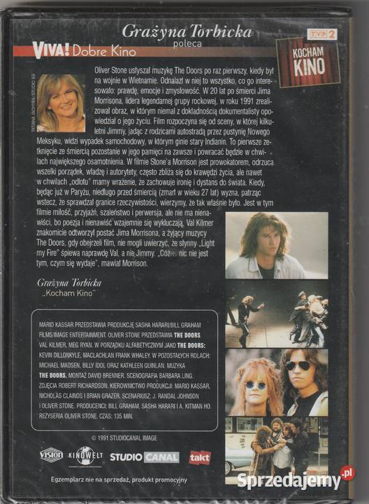 The Doors Val KilmerMeg Ryan DVD Pruszków