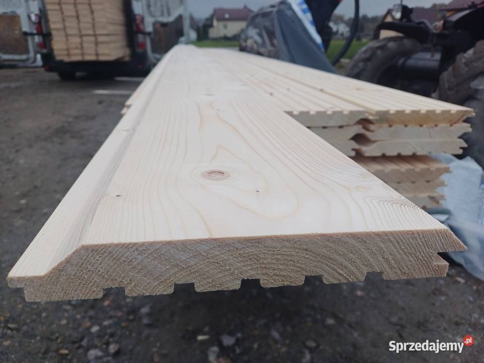 Deska tarasowa elewacyjna podłogowa podbitka bal