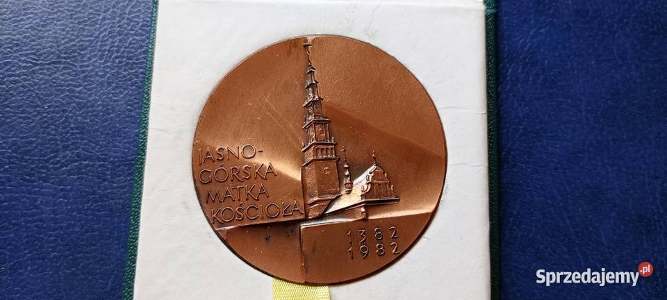 Stare monety Medal Jasnogórska Matka Kościoła podkarpackie Lesko