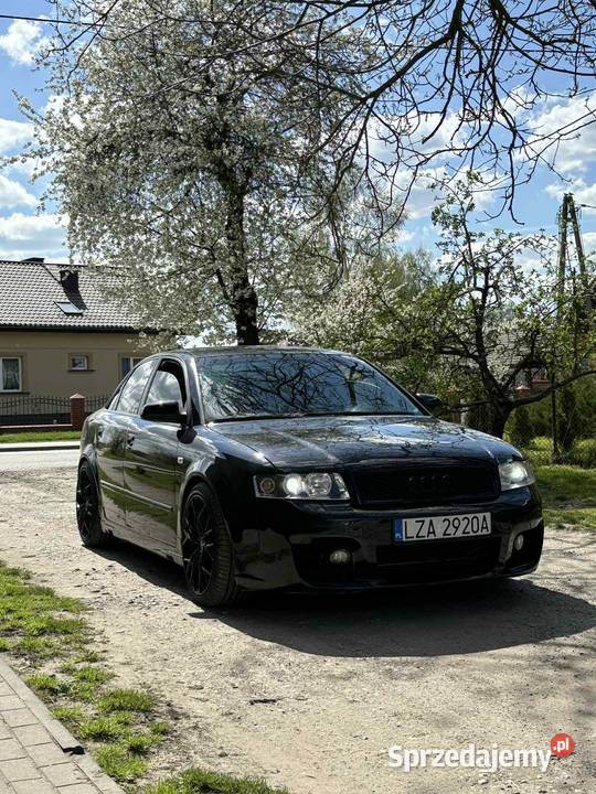 Audi A4 B6 18T BEX SLINE BENZYNALPG SZWAJCAR czarny lubelskie